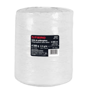 Rollo de rafia de 2045 m color blanco calibre 2.2 g/m