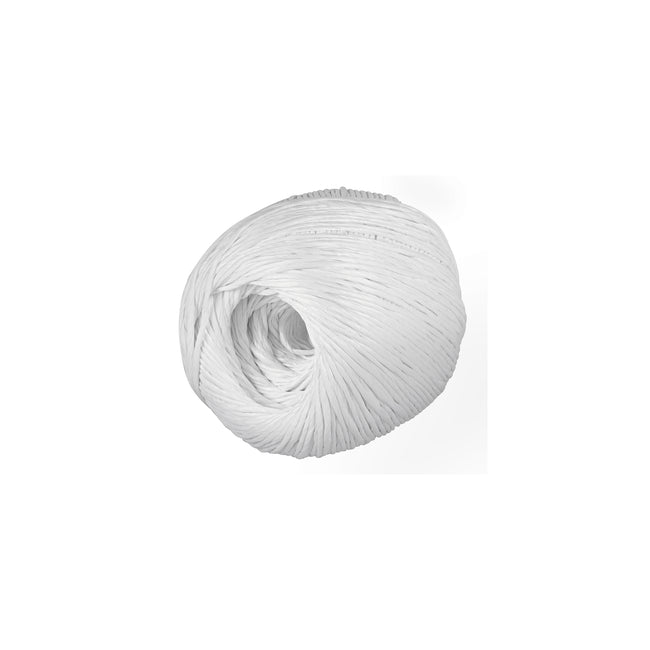 Rollo de rafia de 230 m color blanco calibre 2.2 g/m, FIERO
