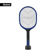 Raqueta mata moscas y mosquitos con base, recargable VOLTECK