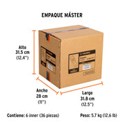 Raspador con cuchillas de 1-1/2', mango ergonómico, TRUPER