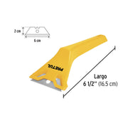Raspador plástico con cuchilla de 2-3/8', PRETUL