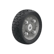 Rueda de hule sólido 6' para diablo, doble balero, PRETUL