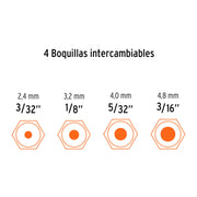 Remachadora profesional 10' con remaches, TRUPER