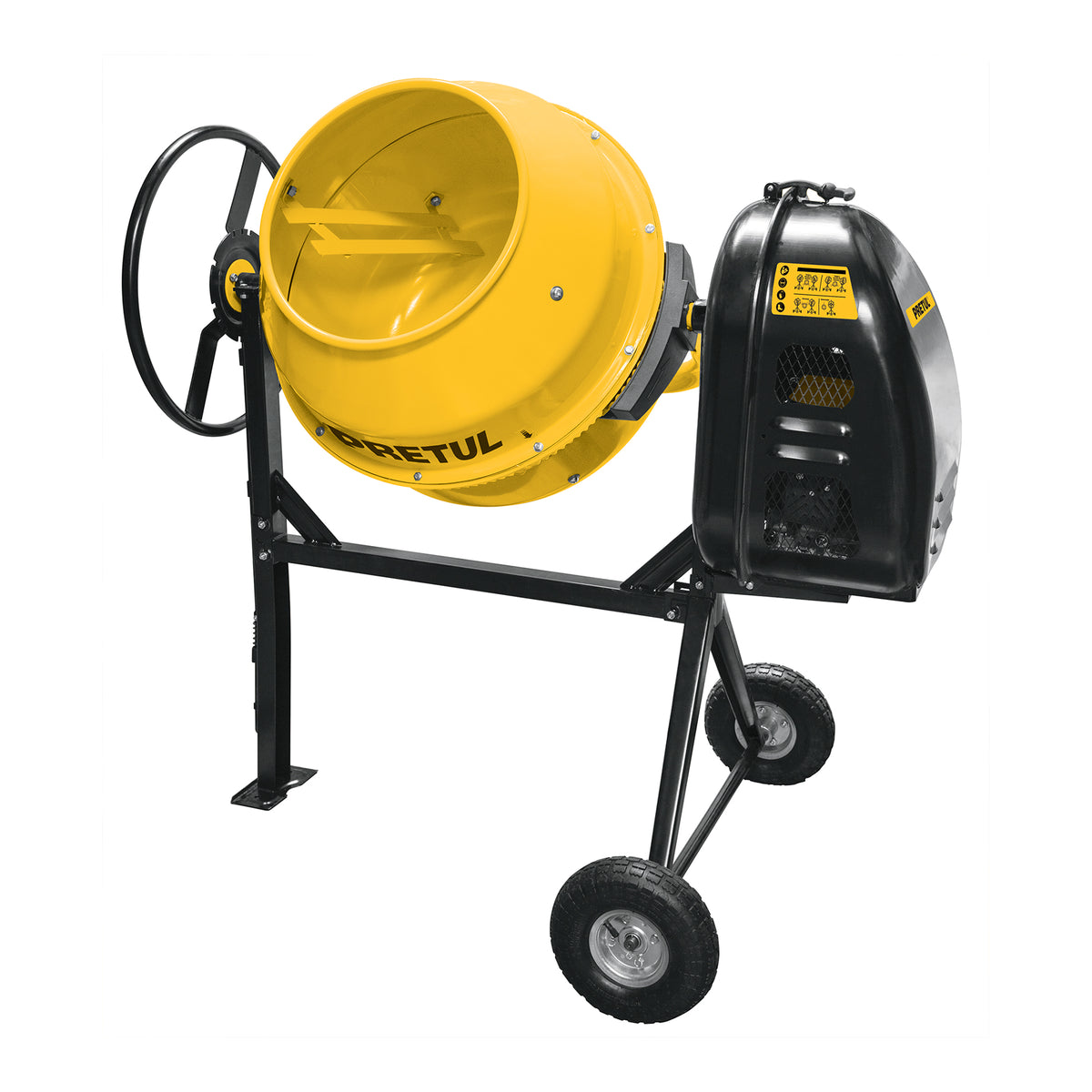 Revolvedora de concreto 1/2 saco, uso ligero, gasolina, 160L