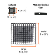 Red de carga de 2.4m x 2m para camioneta de 3.5 Ton, TRUPER