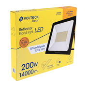 Reflector LED para exteriores 200W 3000K, VOLTECK BASIC