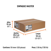 Conector 5/8'-3/4' hembra de ABS para manguera, TRUPER