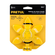 Aspersor base metálica circular, tipo flor, PRETUL