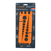 Regleta medidora de tuercas y tornillos, std y mm, TRUPER