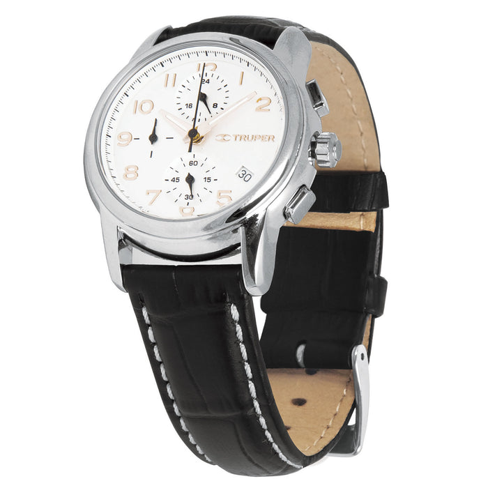 Reloj para dama, correa de piel, TRUPER