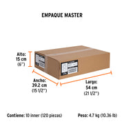 Reparador 5/8'-3/4' de ABS para manguera, TRUPER
