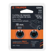 Blíster con 2 cuchillas para cortador de tubo COT-30E
