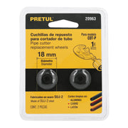 Blíster con 2 cuchillas para cortador de tubo COT-P, PRETUL