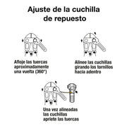 Cuchillas de repuesto para cortapernos 30', PRETUL