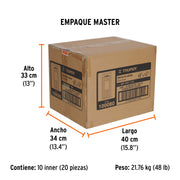 Bolsa con 1 kg de barras de silicón de repuesto p/PIPE-1/2