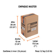 Blíster con 5 cuchillas de repuesto para RASP-3,2,1 y NC-10