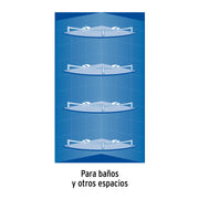 Juego de 4 repisas esquineras de vidrio, FOSET