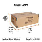 Revolvedor para mortero, 210mm de diámetro, TRUPER