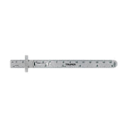Regla 15 cm de acero inoxidable de bolsillo, TRUPER