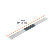 Regla 30 cm de acero inoxidable, TRUPER