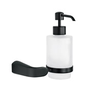 Dispensador de jabón a pared, negro, FOSET RIVIERA