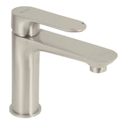 Monomando corto para lavabo, satín, FOSET RIVIERA