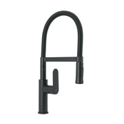 Monomando nariz flexible para fregadero, negro,FOSET RIVIERA