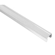 Riel superior 'JJ' de aluminio para puerta corrediza 2 m