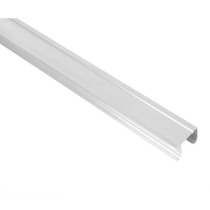 Riel superior 'JJ' de aluminio para sistemas corredizos 2 m