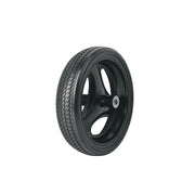 Llanta completa imponchable 13-1/2', incluye eje y baleros