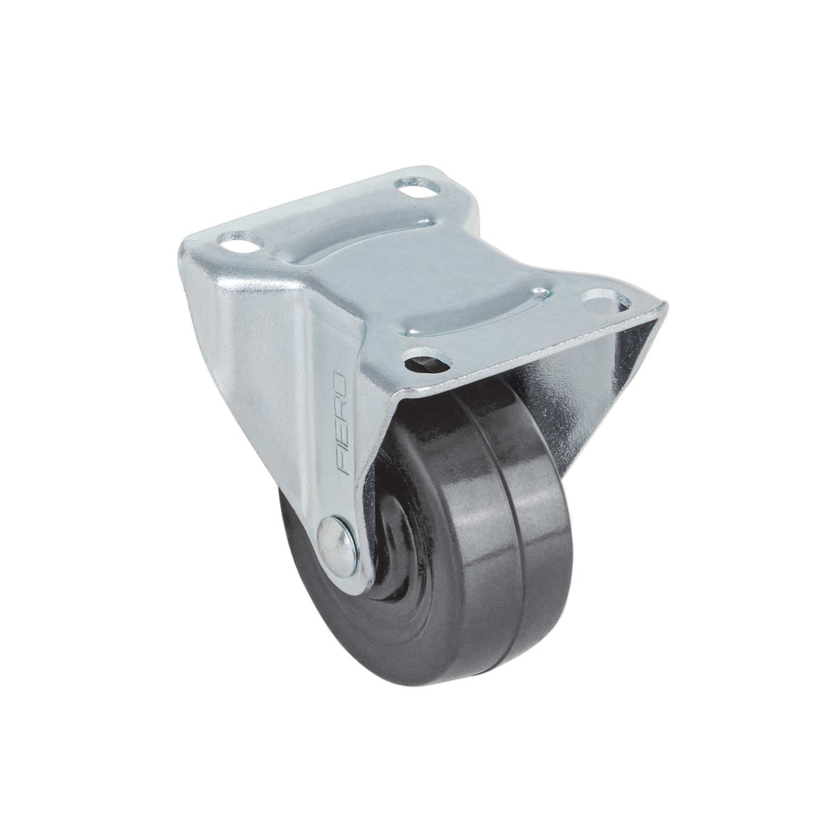 Rodaja hule 2', placa fija con buje, carga 25kg, FIERO