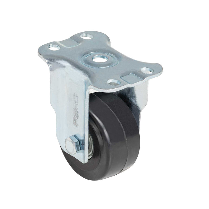 Rodaja hule 2', placa fija con balero, carga 40kg, FIERO