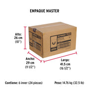 Rodaja hule 3', placa fija con buje, carga 50 kg, FIERO