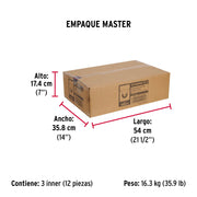 Rodaja hule 4', placa fija con balero, carga 100 kg, FIERO
