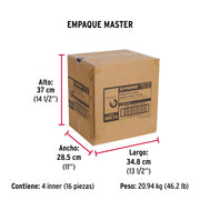 Rodaja hule 5', placa giratoria c/balero, carga 60kg, FIERO