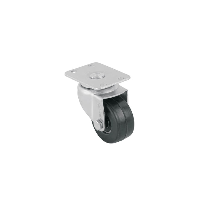 Rodaja hule 2', placa giratoria c/balero, carga 40kg, FIERO