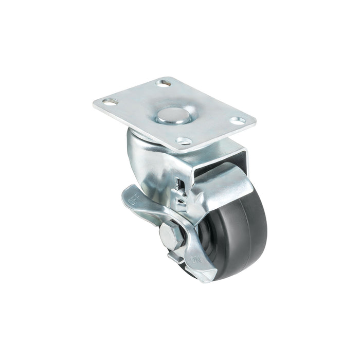 Rodaja hule 3', placa giratoria con freno, buje, 60kg