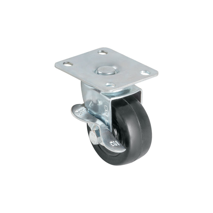 Rodaja hule 2', placa giratoria con freno, buje, 25kg