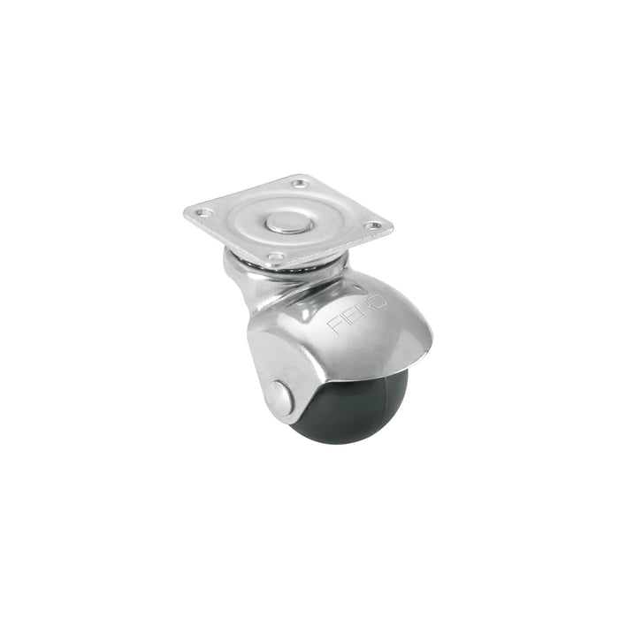Rodaja esférica, 40 mm con placa giratoria, FIERO