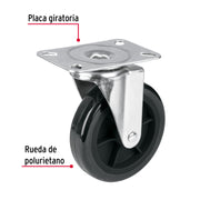 Rodaja de repuesto 5' para DIA-300P, placa giratoria, PRETUL