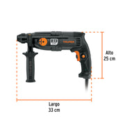 Rotomartillo SDS Plus/destornillador 2 J, 650W, INDUSTRIAL