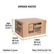 Rotomartillo SDS Plus/destornillador 3.2 J, 800W, TRUPER PRO