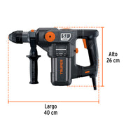 Rotomartillo SDS Plus/destornillador 5 J, 1500W, INDUSTRIAL