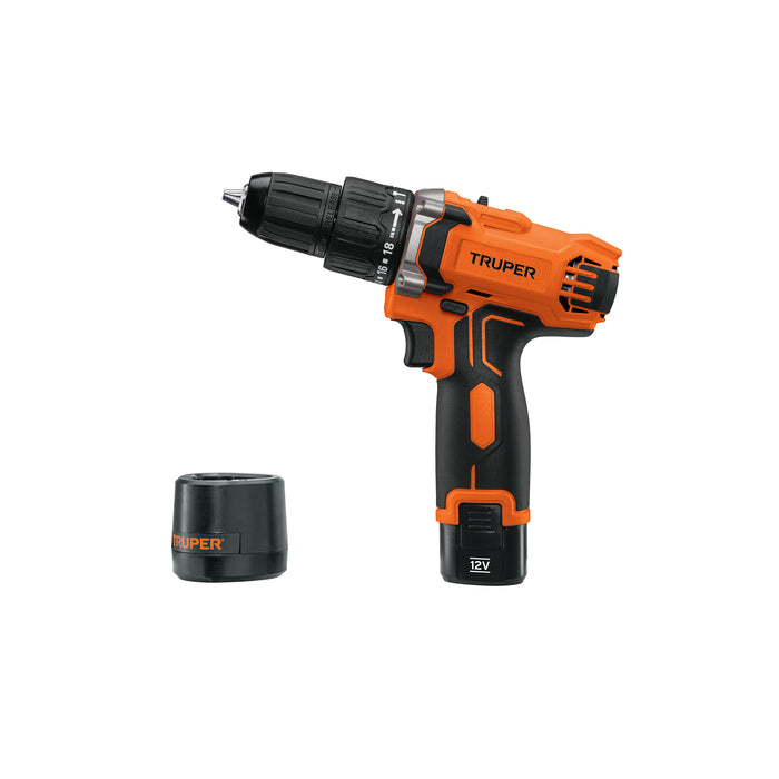 Rotomartillo/destornillador compacto 3/8', 12V, 1 bat 2Ah
