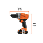 Rotomartillo/destornillador 1/2', 20V, 1 batería 2Ah, PRO