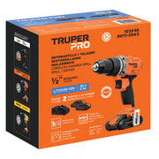 Rotomartillo/destornillador 1/2', 20V, 2 baterías 2Ah, PRO