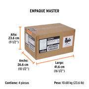 Rotomartillo/destornillador 1/2', 20V, 2 baterías 2Ah, PRO