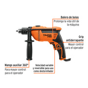 Rotomartillo/destornillador 1/2', 650W, TRUPER PRO