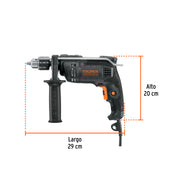 Rotomartillo/destornillador 1/2', 700W, TRUPER INDUSTRIAL