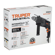 Rotomartillo/destornillador 1/2', 900W, TRUPER INDUSTRIAL